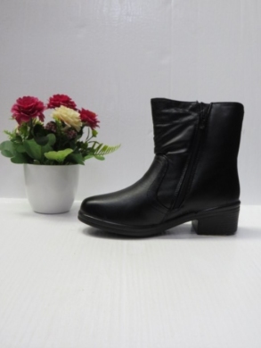 Botki damskie ocieplane na obcasie (36-42) A989 BLACK