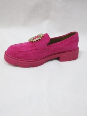 Mokasyny damskie na płaskim (36-41) JH271 FUCHSIA