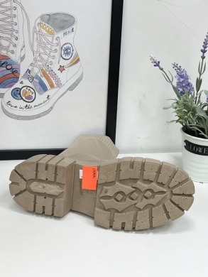 Botki damskie na płaskim (36-41) PC162 KHAKI