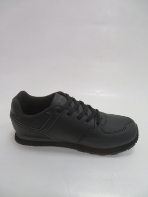 Buty sportowe damskie na płaskim (37-41) B018 BLACK