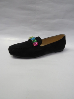 Mokasyny damskie na płaskim (36-41) 7972 BLACK