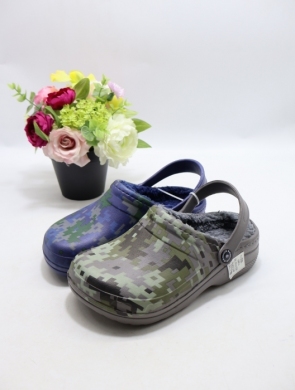 Kroksy damskie ocieplane (38-43) 688A MIX