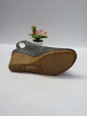 Sandały damskie na koturnie (36-41) 7AA228 GREY