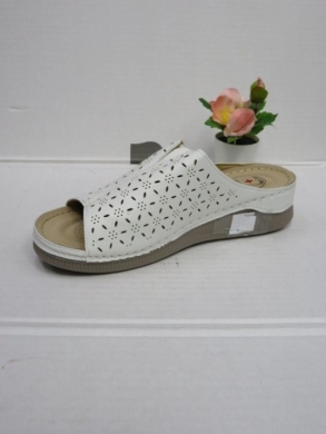 Klapki damskie na koturnie (39-43) DJH1-6 WHITE