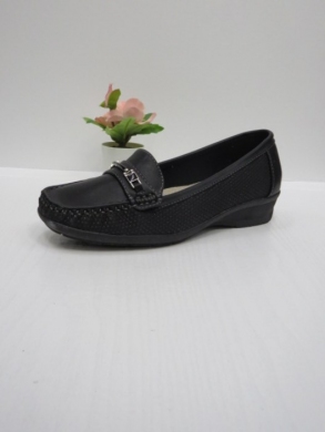Mokasyny damskie na koturnie (36-41) CY-M55 BLACK