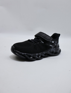 Buty sportowe chłopięce (28-33) EB383-1 BLACK/GREY