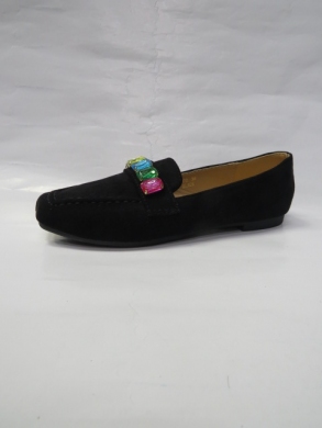 Mokasyny damskie na płaskim (36-41) 7972 BLACK