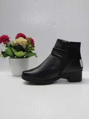 Botki damskie ocieplane na obcasie (37-42) AT3010 BLACK