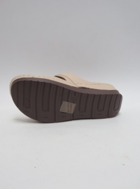 Klapki damskie na koturnie (36-41) N21-780 BEIGE