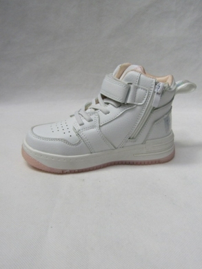 Buty sportowe dziewczęce (26-31) P808 WHITE/PINK