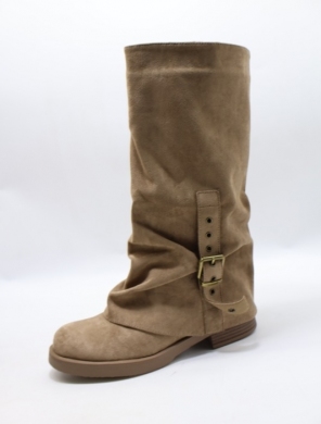 Kozaki damskie na obcasie (36-41) 1131 KHAKI