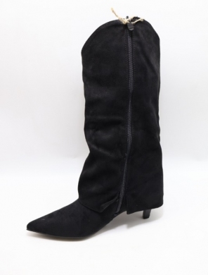 Kozaki damskie na szpilce (36-41) 1133 BLACK