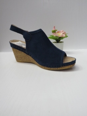 Sandały damskie na koturnie (36-41) 7AA225 NAVY