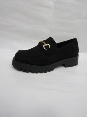 Mokasyny damskie na płaskim (36-41) DE951S BLACK