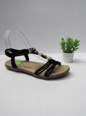 Sandały damskie na płaskim (36-41) 858-12 BLACK