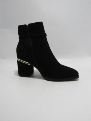 Botki damskie ocieplane na obcasie (36-41) AXHX-82 BLACK
