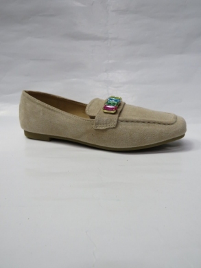 Mokasyny damskie na płaskim (36-41) 7972 BEIGE