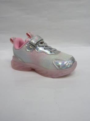 Buty sportowe dziewczęce (21-26) E143 SILVER