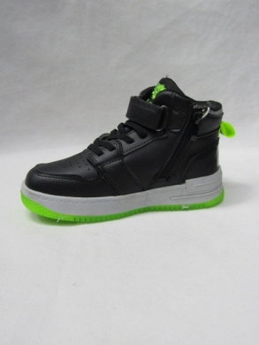 Buty sportowe chłopięce (26-31) P808 BLACK/GREEN