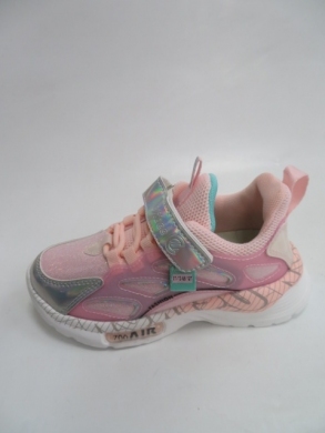 Buty sportowe dziewczęce (27-31) L313 SILVER/PINK
