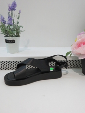 Sandały damskie na płaskim (36-41) NN130 BLACK