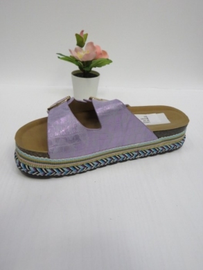 Klapki damskie na koturnie (36-41) FB209 PURPLE
