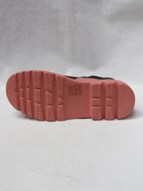 Botki damskie na płaskim (36-41) 2115-2 BLACK/RED