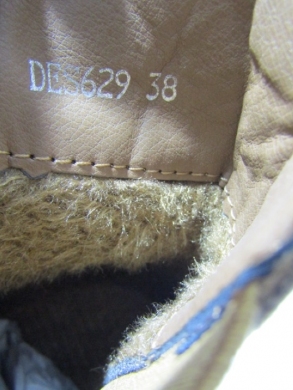 Botki damskie ocieplane na obcasie (36-41) DES629S CAMEL
