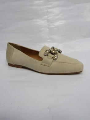 Mokasyny damskie na płaskim (36-41) 1712 BEIGE
