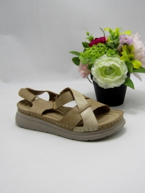 Sandały damskie na koturnie (39-43) DT21-1 KHAKI