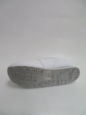 Buty sportowe damskie na płaskim (37-41) B018 WHITE