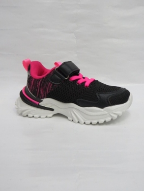 Buty sportowe dziewczęce (26-31) L601 BLACK/PEACH