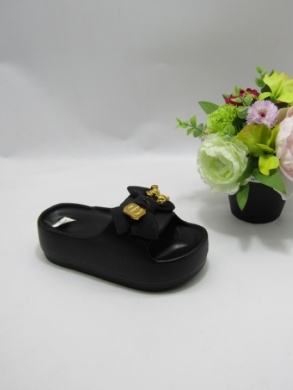 Klapki damskie na koturnie (36-41) DA26 BLACK