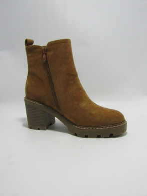 Botki damskie ocieplane na obcasie (36-41) AXHX-14 CAMEL