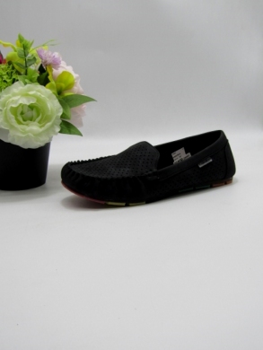 Mokasyny damskie na płaskim (36-41) 0595 BLACK