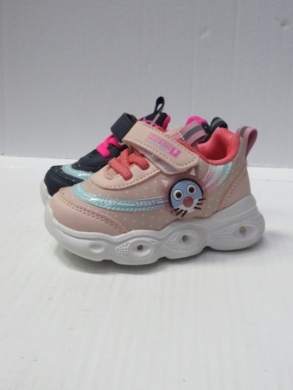 Buty sportowe dziewczęce (19-24) B105 LED/MIX