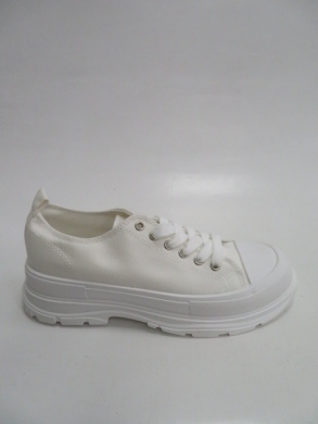 Trampki damskie na koturnie (36-41) 110 WHITE