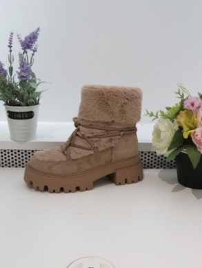 Trapery damskie ocieplane (36-41) 9523 KHAKI