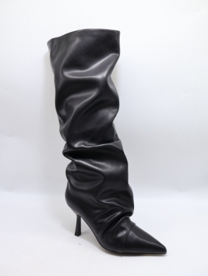 Kozaki damskie na szpilce (36-41) C-365 BLACK