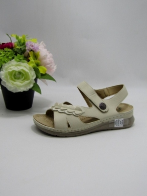 Sandały damskie na koturnie (39-43) SJ2-06 BEIGE