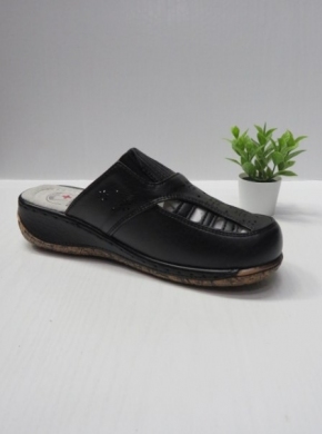 Klapki damskie na koturnie (36-42) 507 BLACK