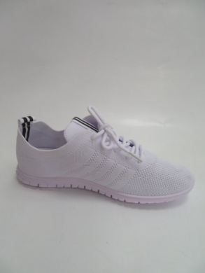 Buty sportowe damskie na płaskim (36-41) 0020-3 WHITE