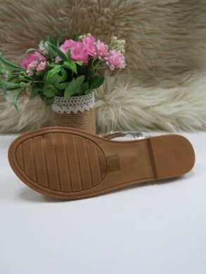 Sandały damskie na płaskim (36-41) SF-81 SILVER