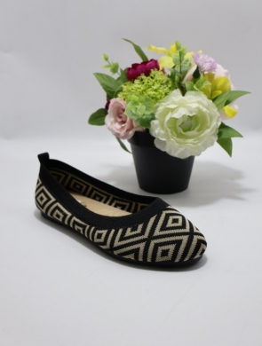 Baleriny damskie (36-41) 9833 BLACK