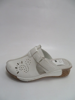 Klapki damskie na koturnie (36-41) J6-11 WHITE