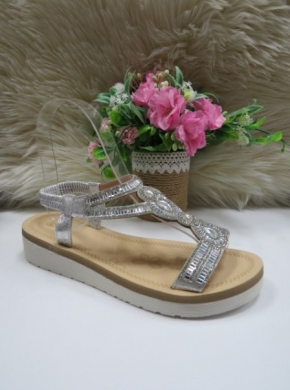 Sandały damskie na płaskim (36-41) XAR-33 SILVER