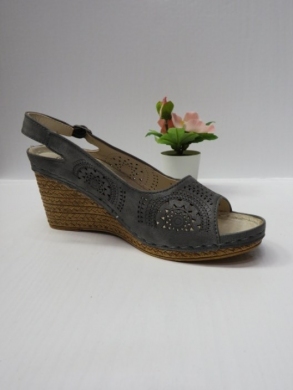 Sandały damskie na koturnie (36-41) 7AA228 GREY
