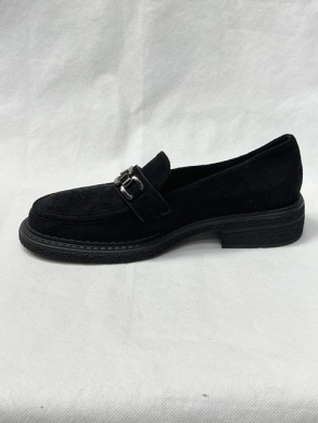 Mokasyny damskie na płaskim (36-41) 3227C BLACK