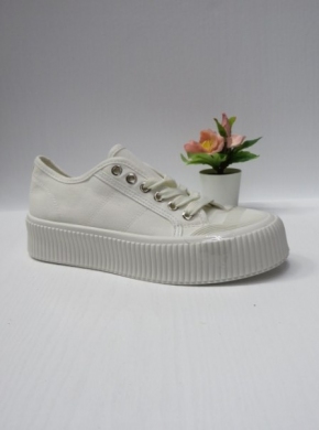 Trampki damskie na koturnie (36-41) 8811-SP WHITE