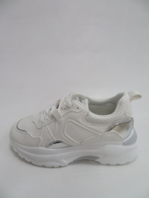 Sportowe Damskie na koturnie (36-41) 851 WHITE